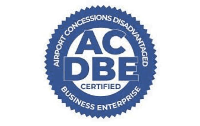 Airport Concessions Disadvantaged Business Enterprise certified seal